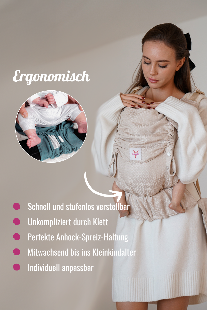 Детский носитель Flip Heart2Heart Cream