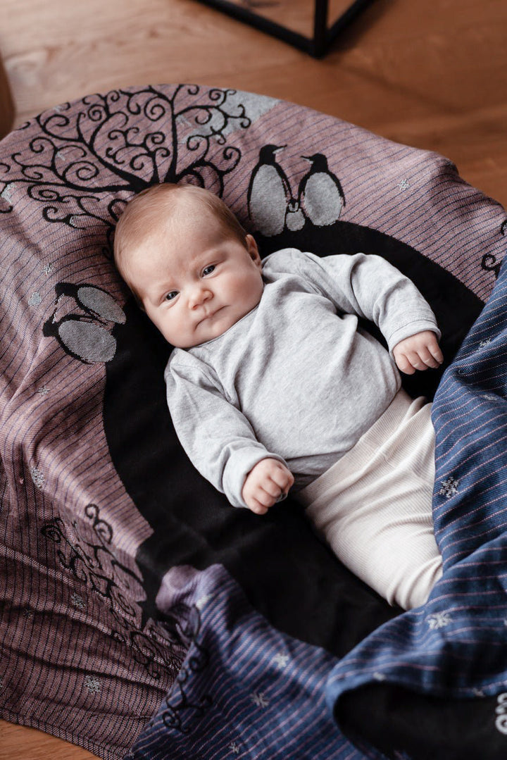 Мягкий плед с пингвином Love Tilda