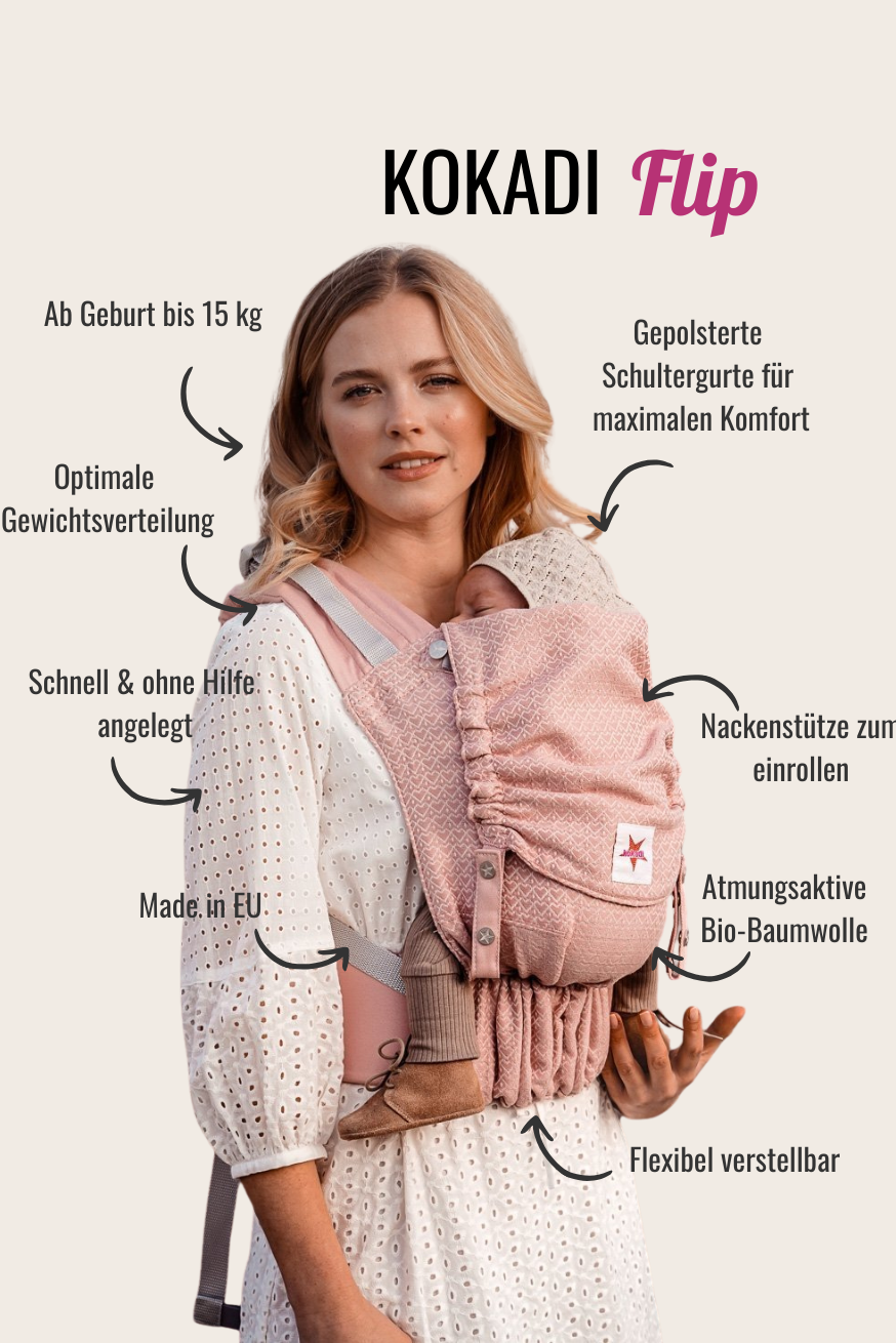 Детский перевозчик переворачивается Heart2Heart Rosé