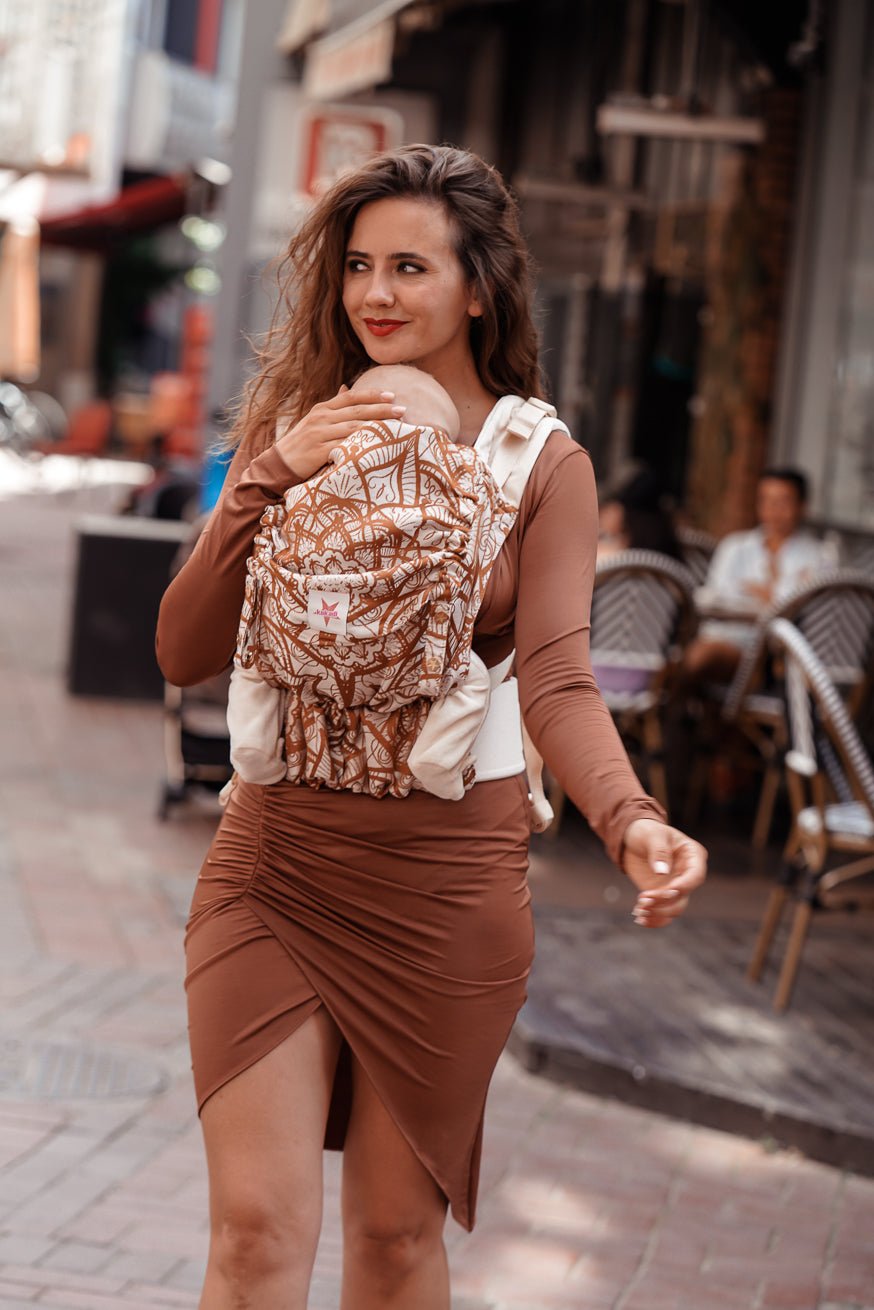 Babytrage Flip Lilenia Latte Macchiato - KOKADI