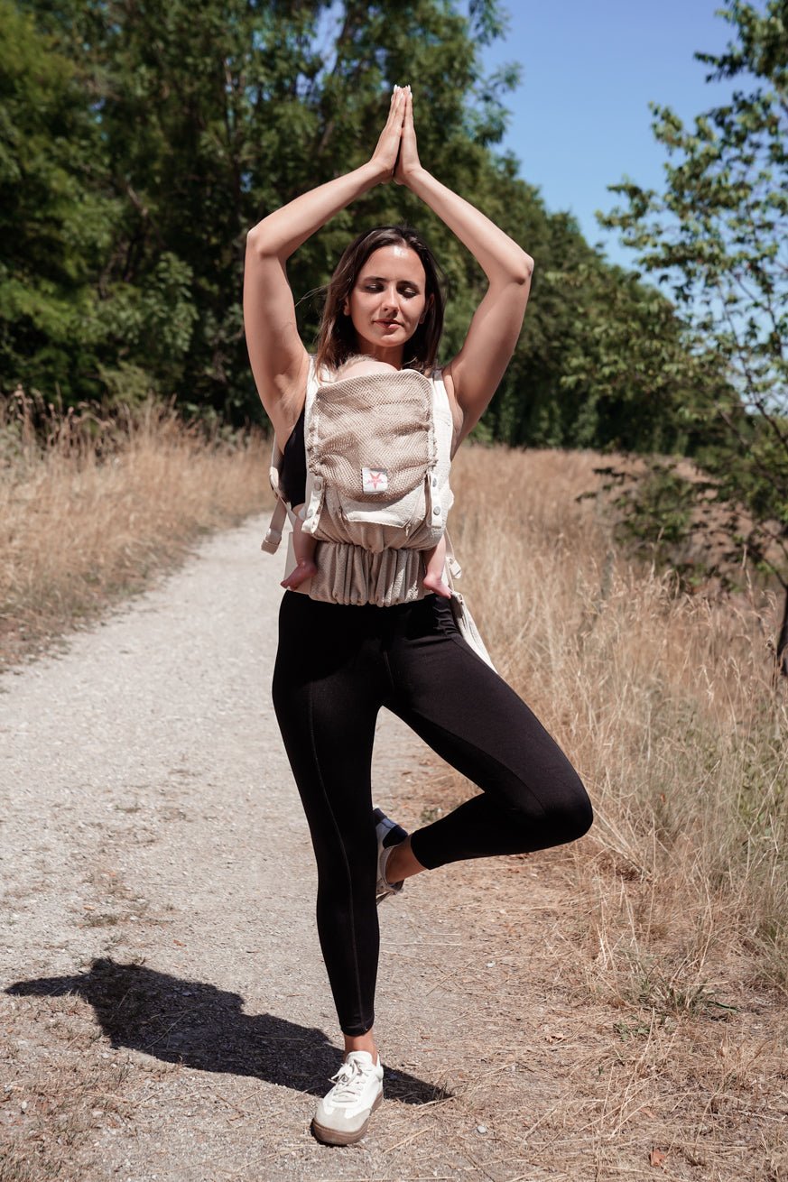 Babytrage Flip Performance Air Heart2Heart Cream - KOKADI