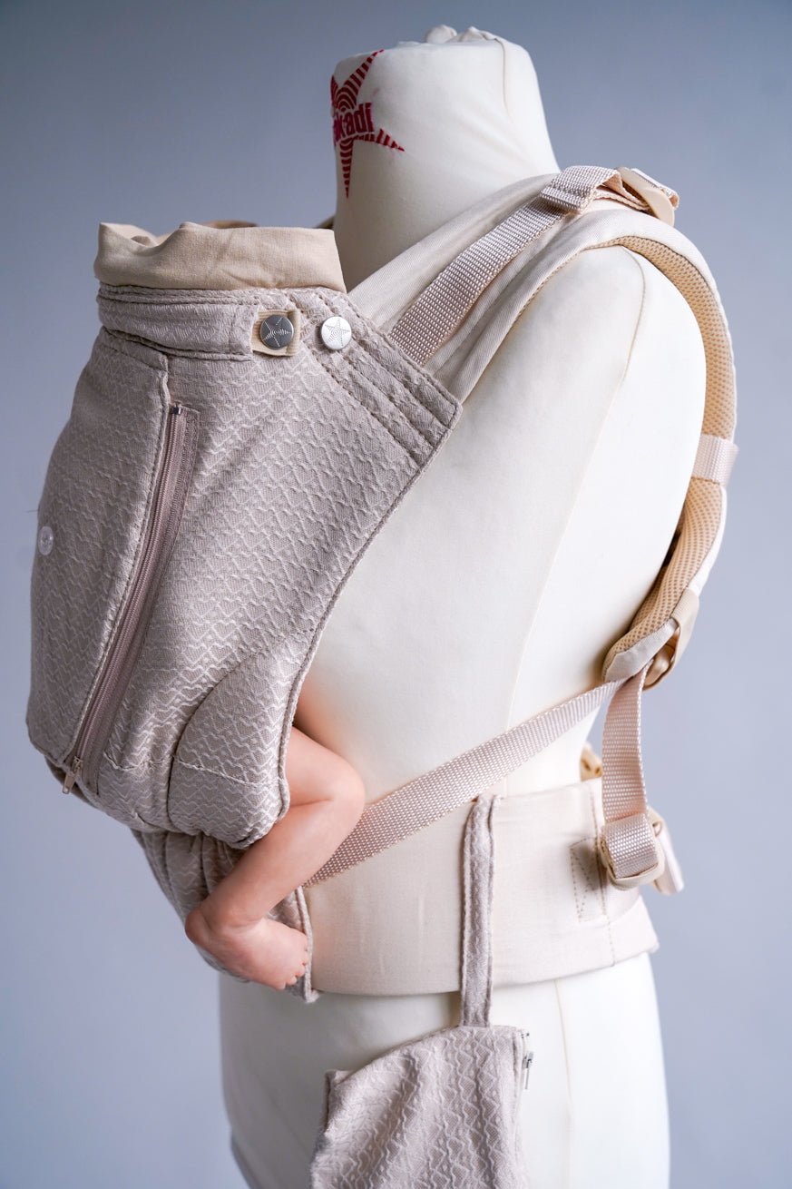 Babytrage Flip Performance Air Heart2Heart Cream - KOKADI