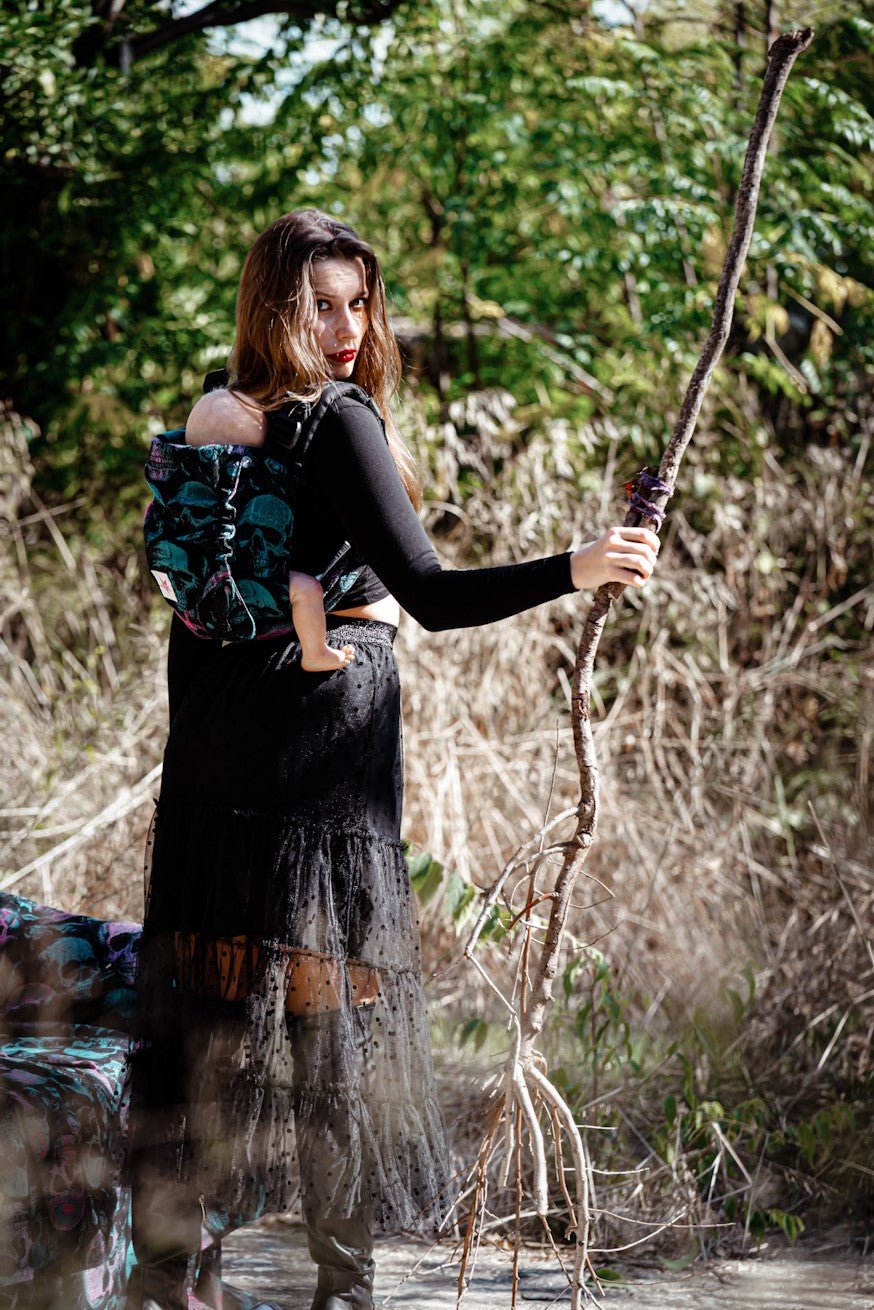 Переноска для ребенка Онбу Страшные Черепа - KOKADI