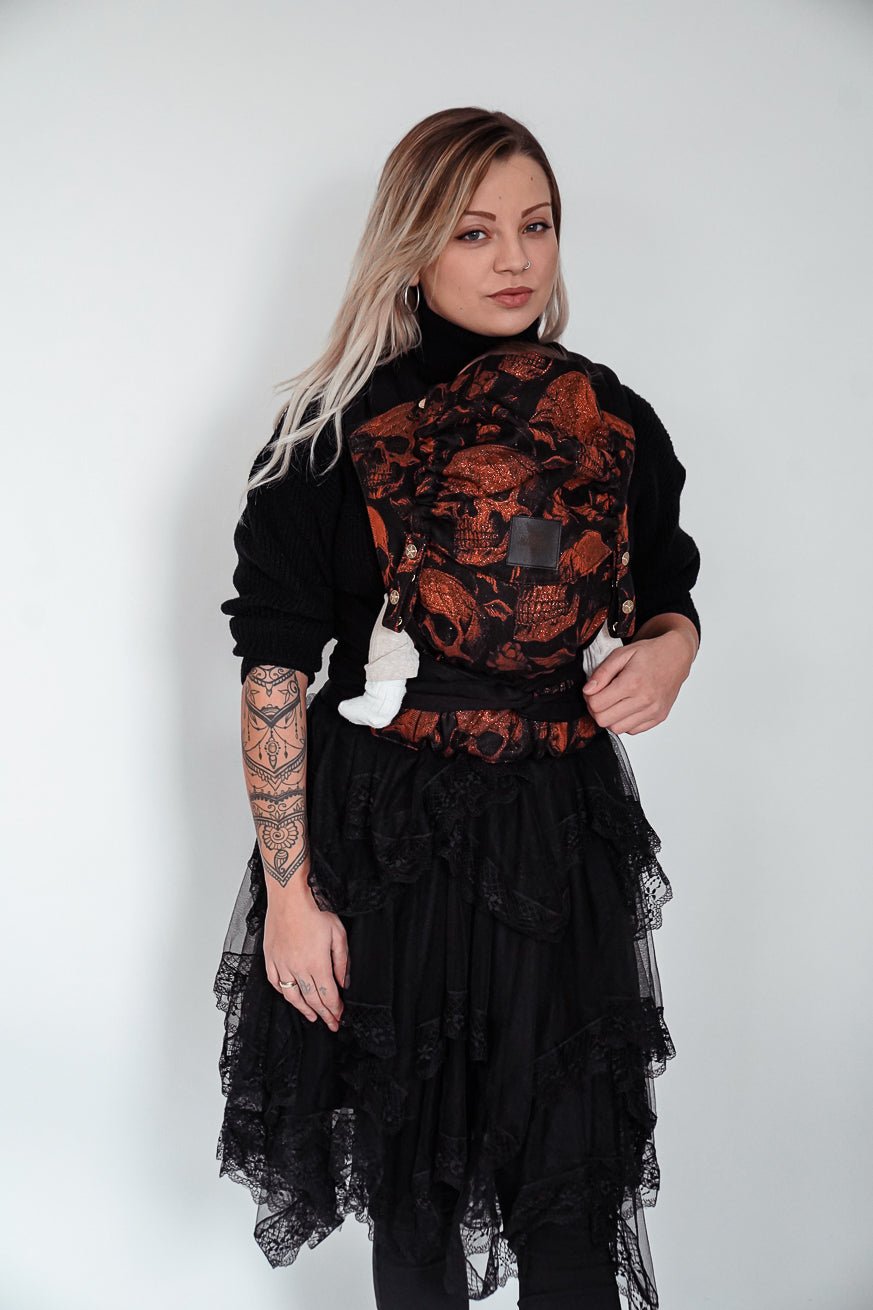 Переноска для ребенка ТайТай Черепа x Флориан - KOKADI