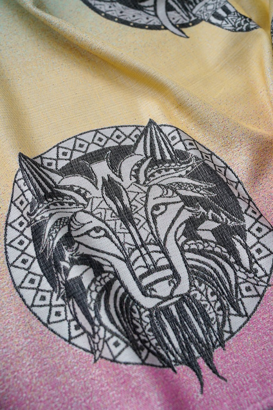 Переноска для ребенка ТайТай Дикий Мандала Волк - KOKADI