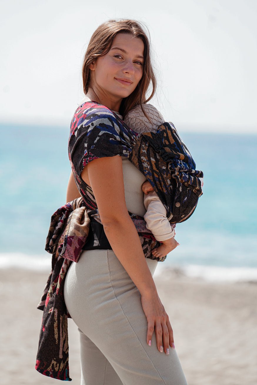 Переноска для ребенка WrapStar Junglefari Яркое золото - KOKADI