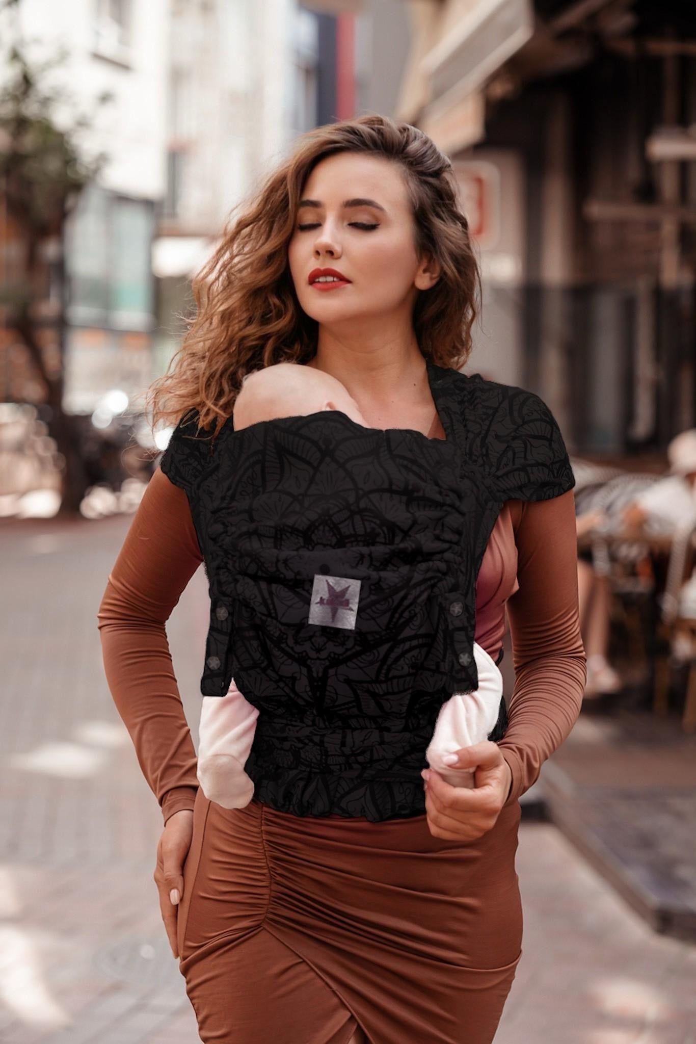 Переноска для ребенка WrapStar Лиления Блэк Бьюти - KOKADI