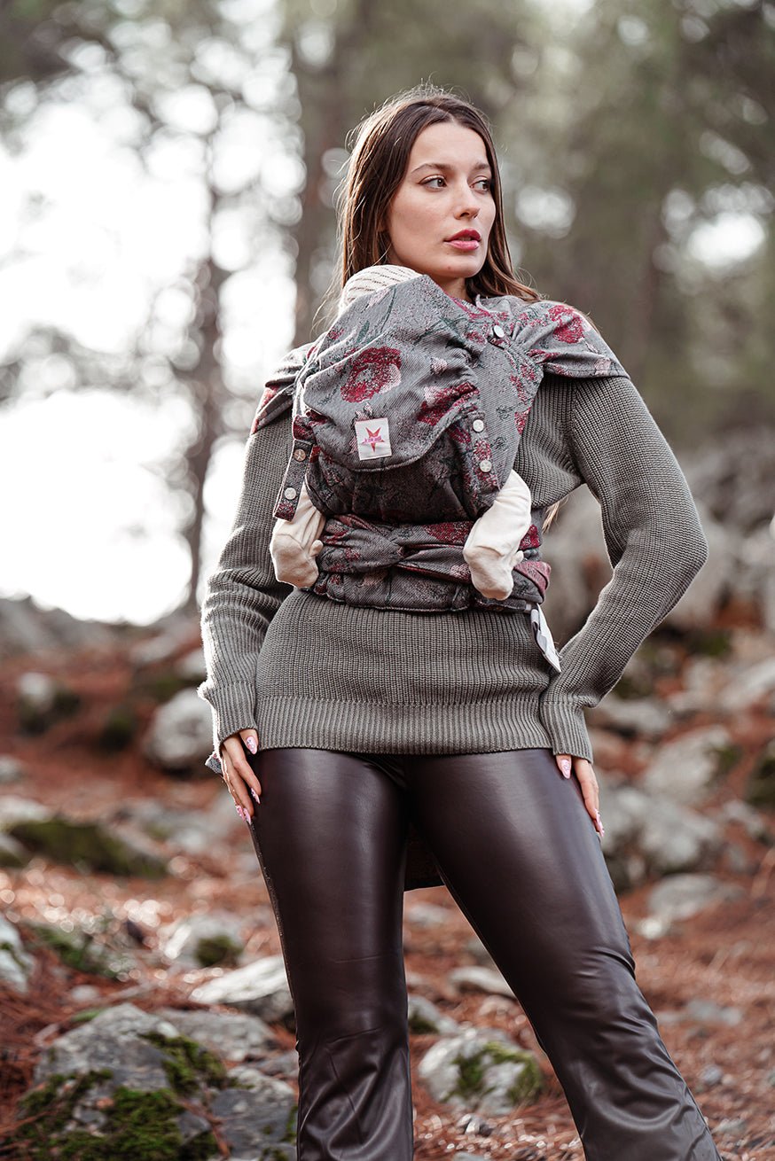 Переноска для ребенка WrapStar Маковые Души - KOKADI