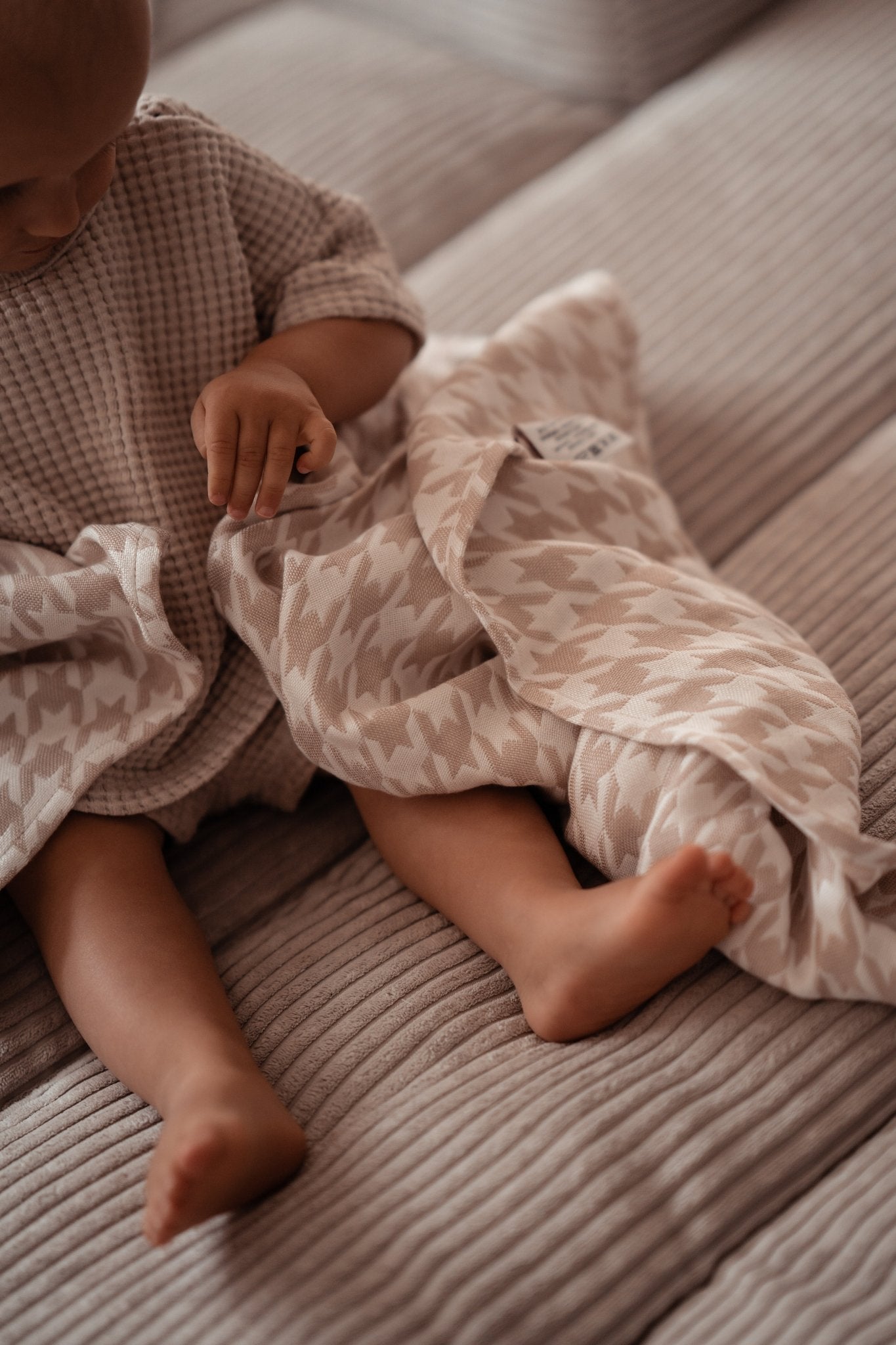 Мягкое одеяло «гусиные лапки» Campiano - KOKADI