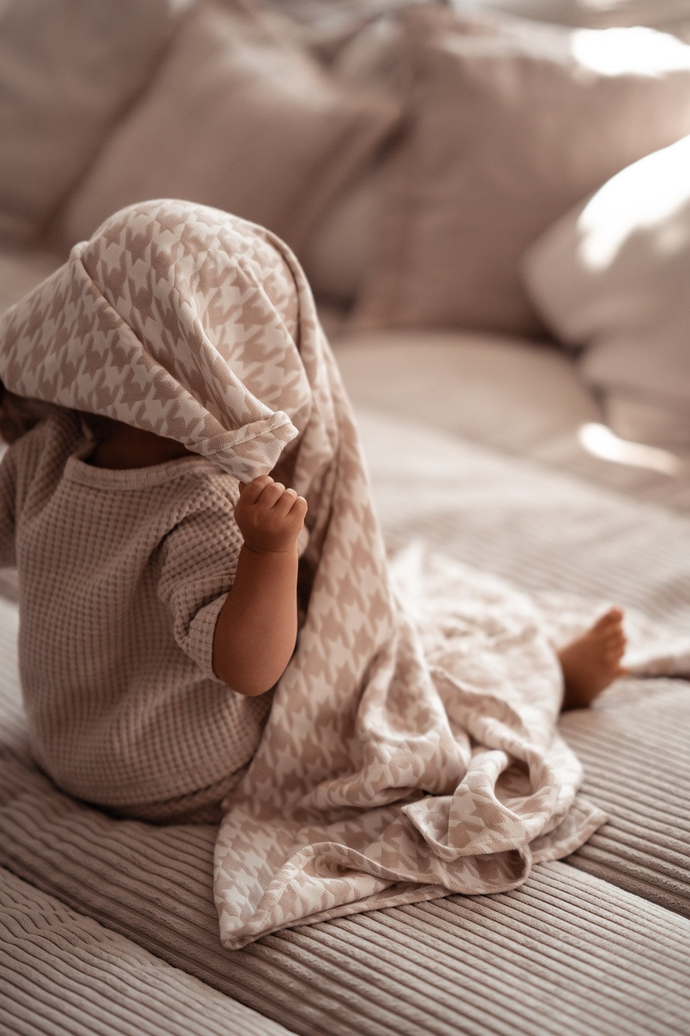 Мягкое одеяло «гусиные лапки» Campiano - KOKADI