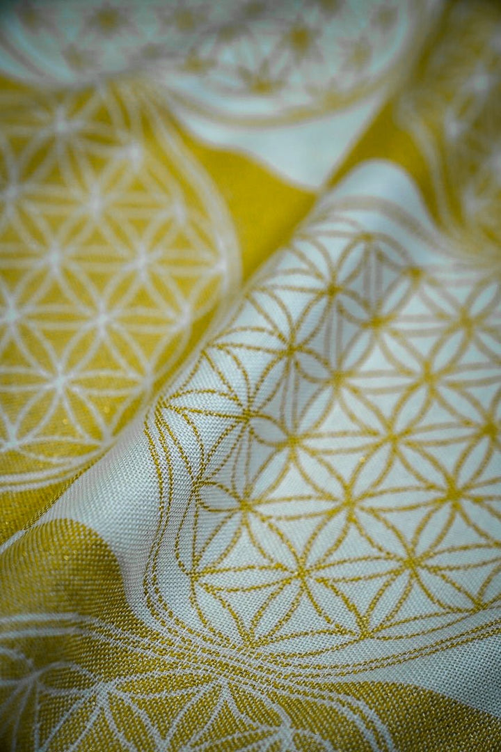 Детское покрывало Цветок жизни золото - KOKADI