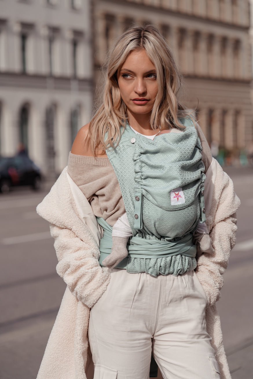 Переноска для ребенка ТайТай Heart2Heart Мята - KOKADI