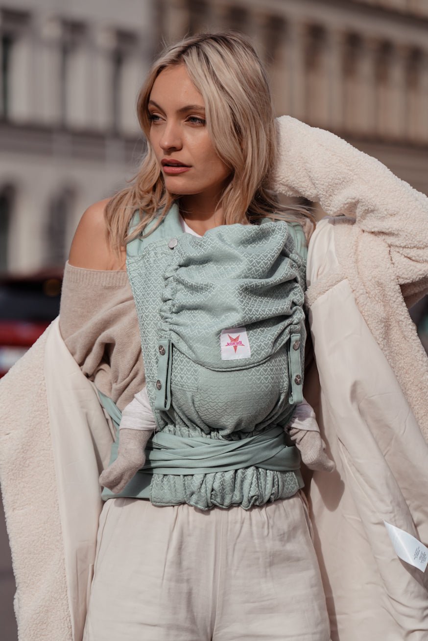 Переноска для ребенка ТайТай Heart2Heart Мята - KOKADI