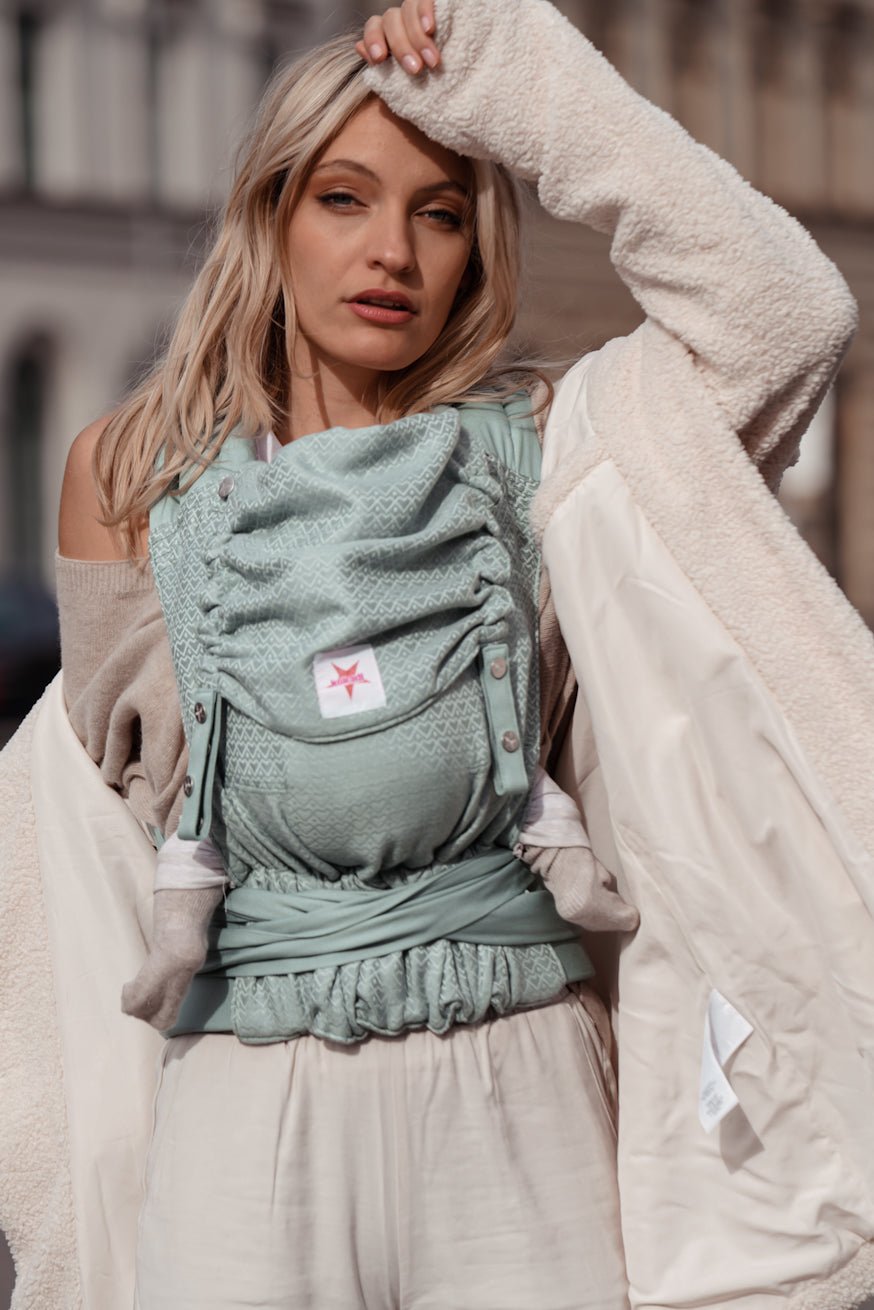 Переноска для ребенка ТайТай Heart2Heart Мята - KOKADI