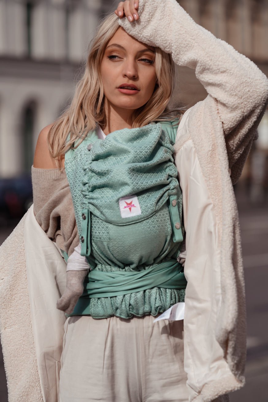 Babytrage TaiTai Heart2Heart Mint - KOKADI