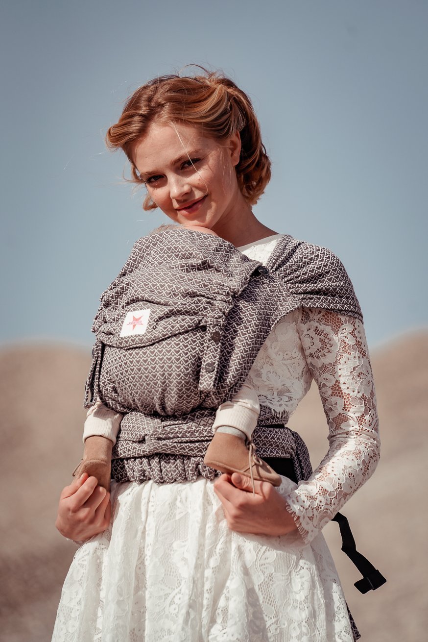 Переноска для ребенка ОберткаЗвездное Сердце2Камень Сердца - KOKADI