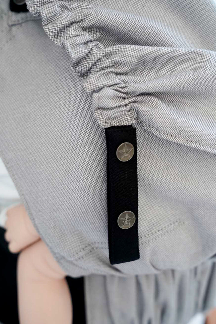 Кнопочная розетка антрацит - KOKADI