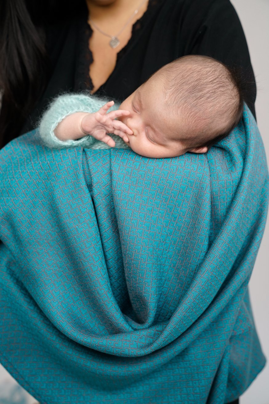 Мягкий плед Heart2Heart лагуна - KOKADI