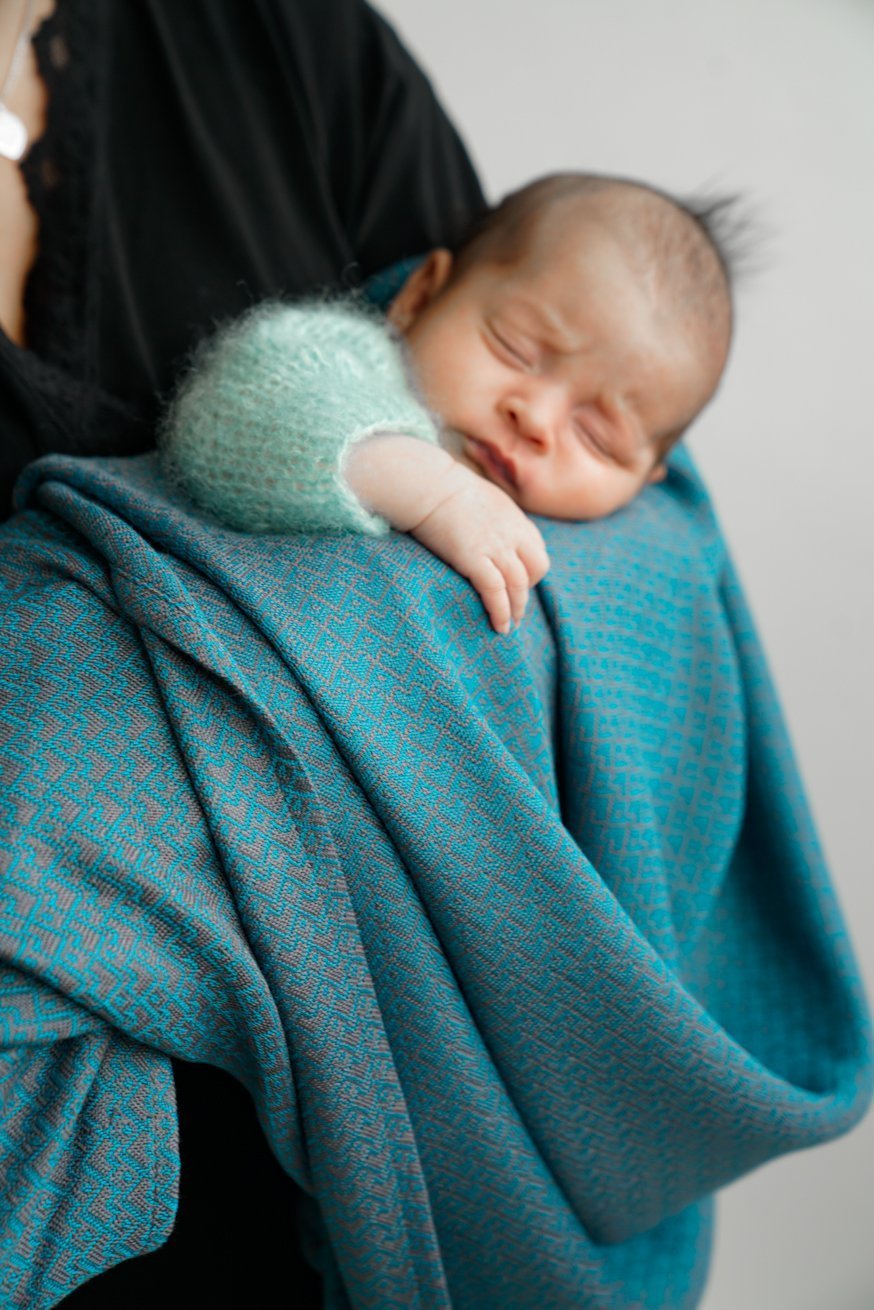 Мягкий плед Heart2Heart лагуна - KOKADI