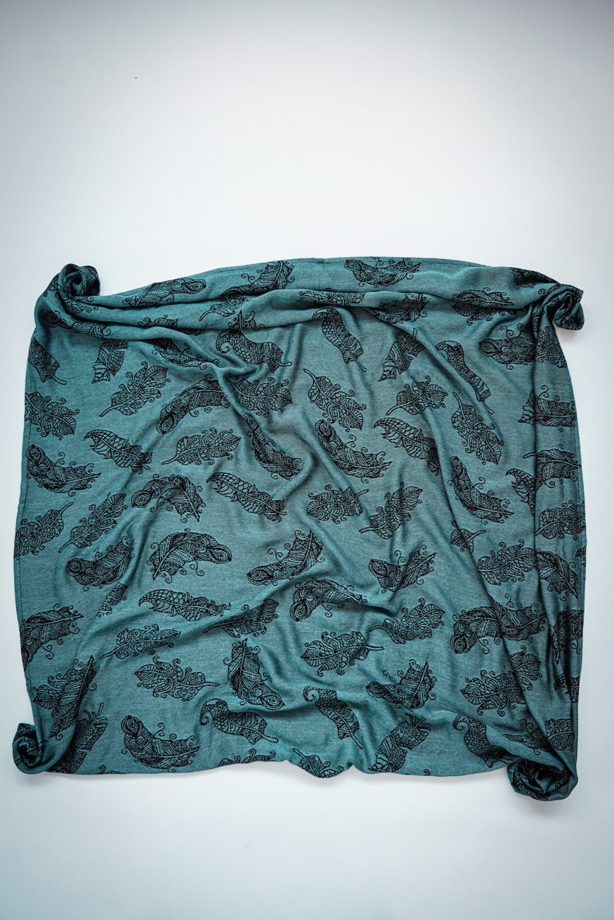 Мягкое полотенце мандалы с перьями Александр - KOKADI