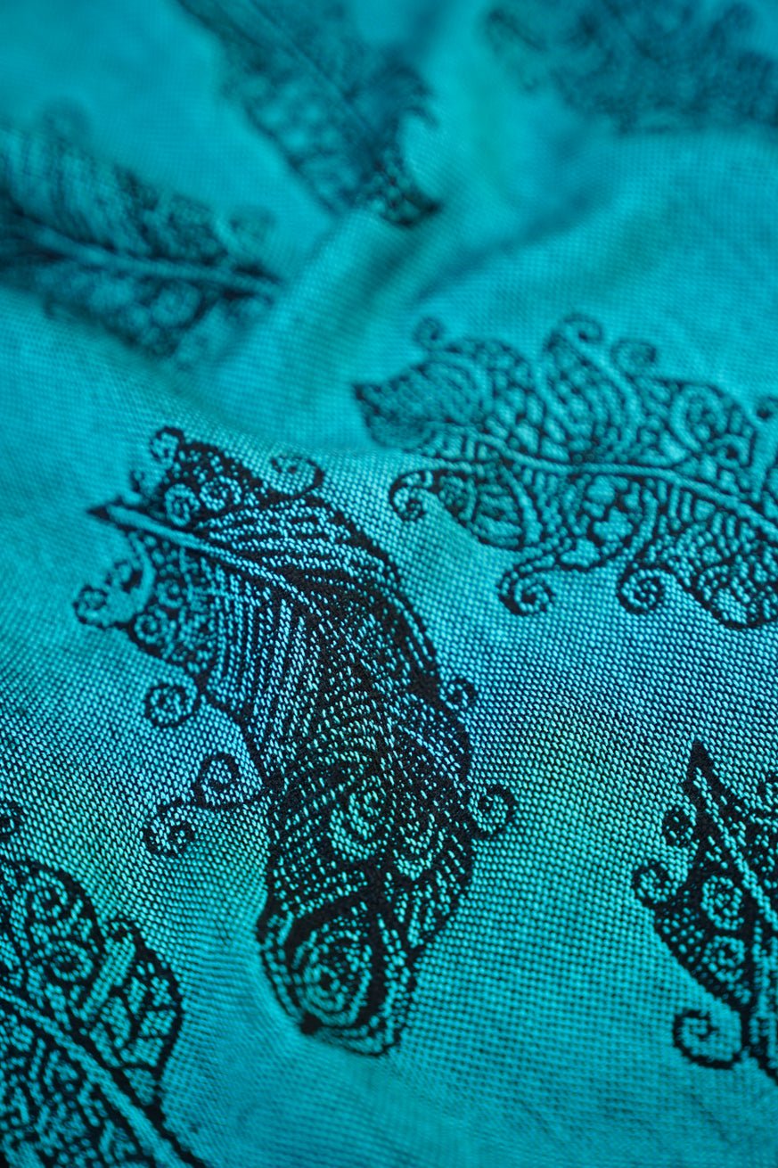 Мягкое полотенце мандалы с перьями Александр - KOKADI