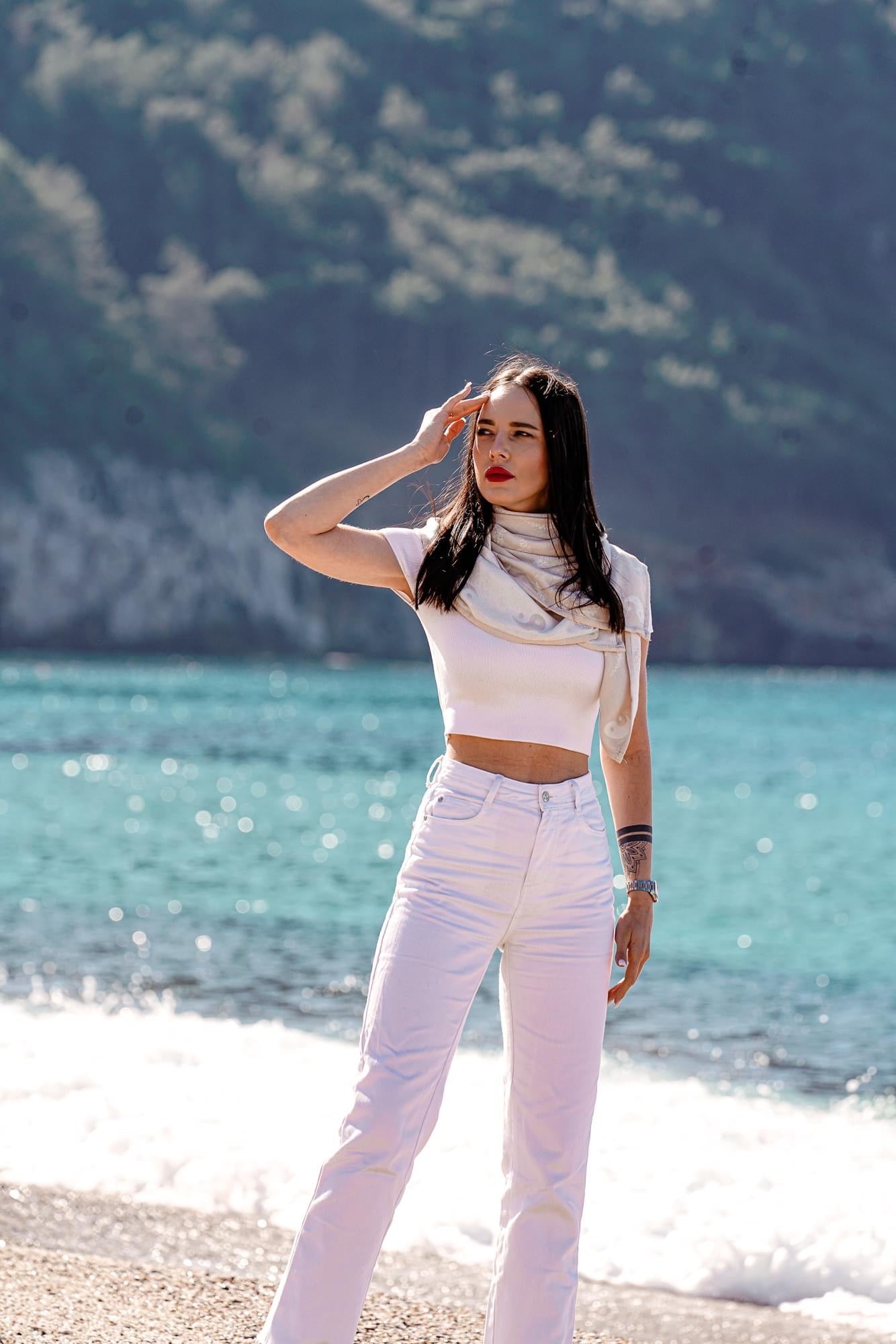 Мягкое полотенце Om Shanti Inner Light - KOKADI