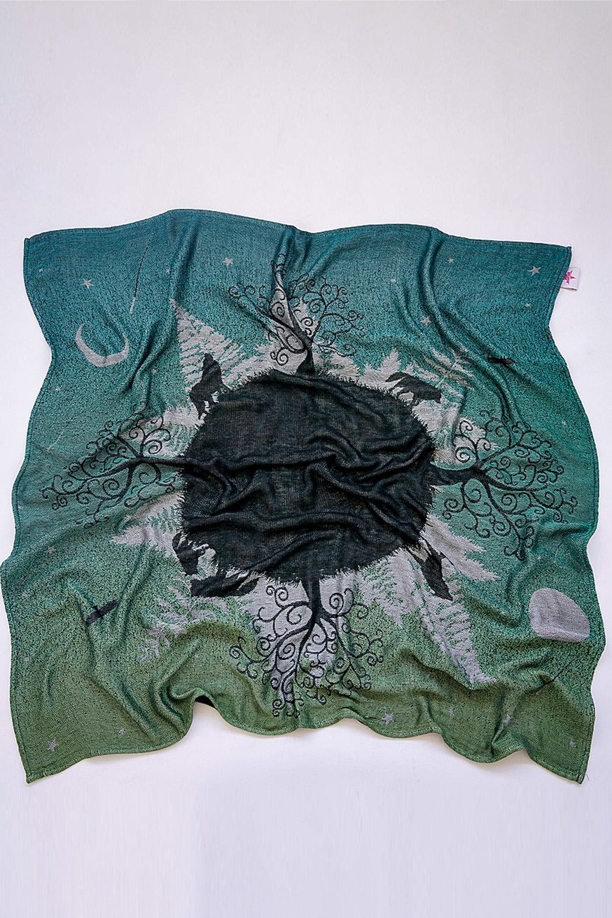 Мягкий плед Лес Волков Финн - KOKADI