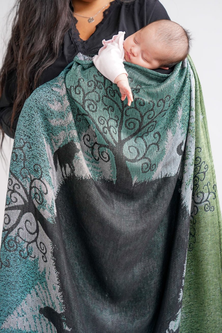 Мягкий плед Лес Волков Финн - KOKADI